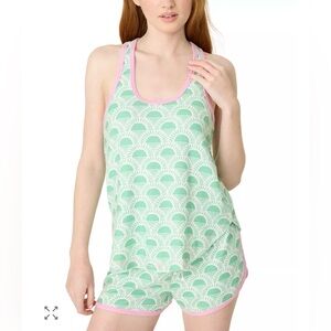 PJ Salvage Pea Par Courts Two Piece Pajama Set